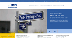 Desktop Screenshot of bethmannschule.de